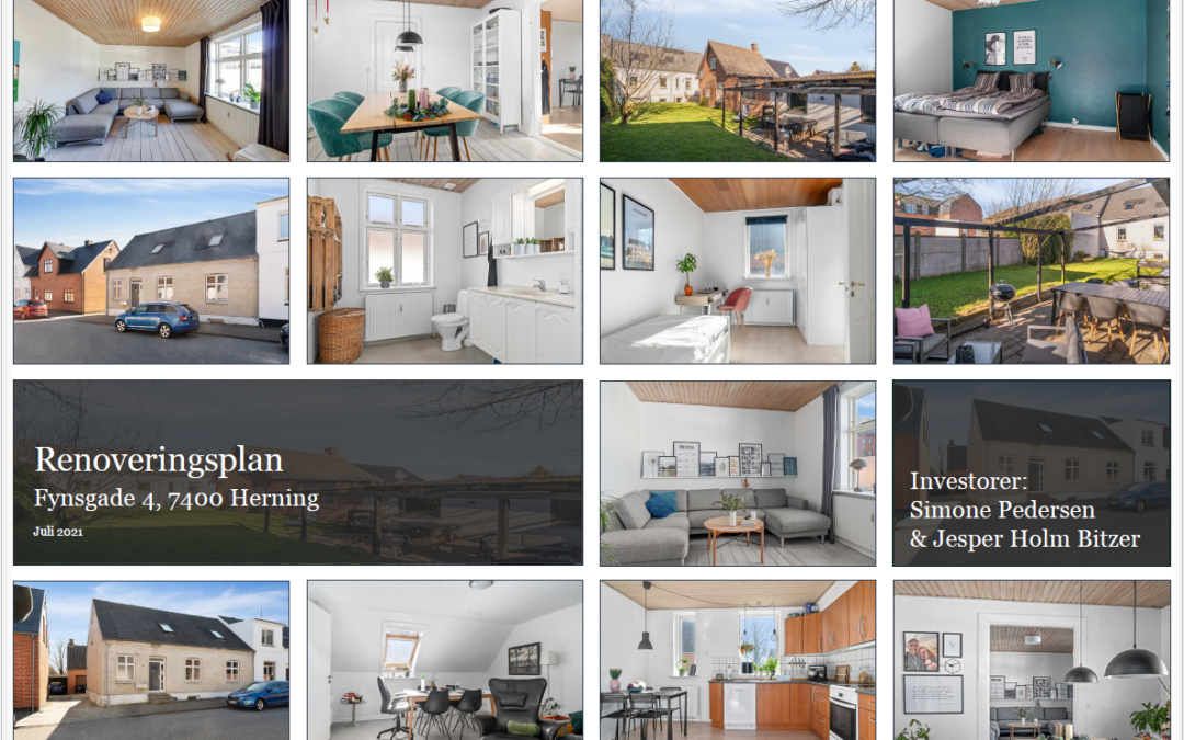 Renoveringsplan for ombygning af en ejendom